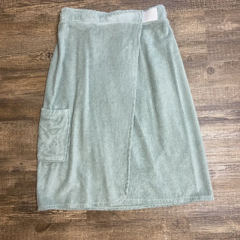 Spa Bath Wrap Sage Green Adjustable Towel Pool Beach One Size Minimalist Japandi